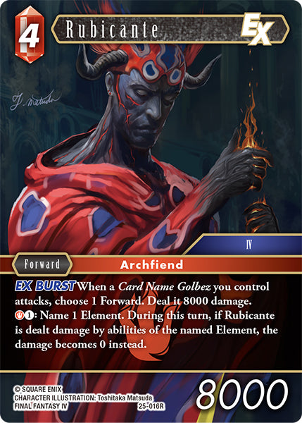 Rubcante 25-016R Foil