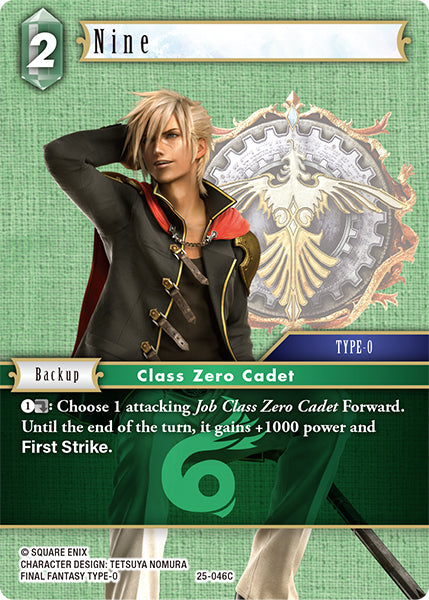 Nine 25-046C Foil - Final Fantasy TCG