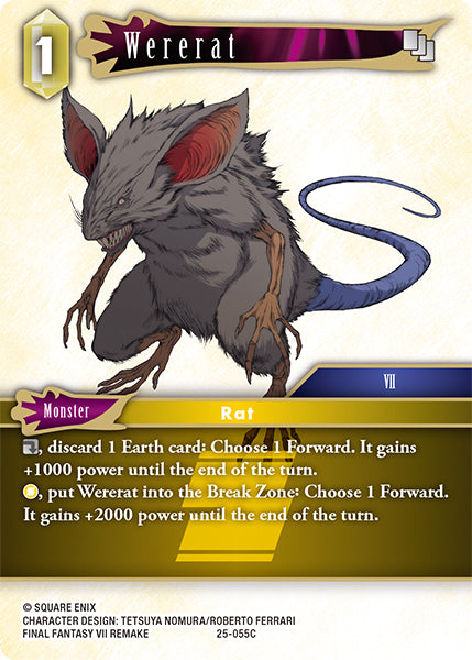 Wererat 25-055C Foil - Final Fantasy TCG
