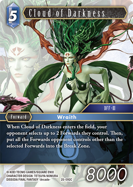 Cloud of Darkness 25-092C Foil - Final Fantasy TCG