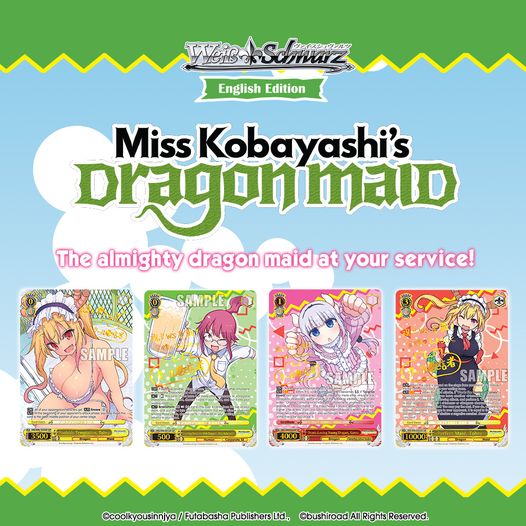 Weiss Schwarz - Miss Kobayashi's Dragon Maid Base Rarity Playset