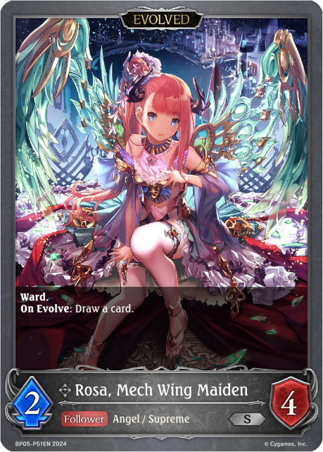 Rosa, Mech Wing Maiden (Evo) (Premium)