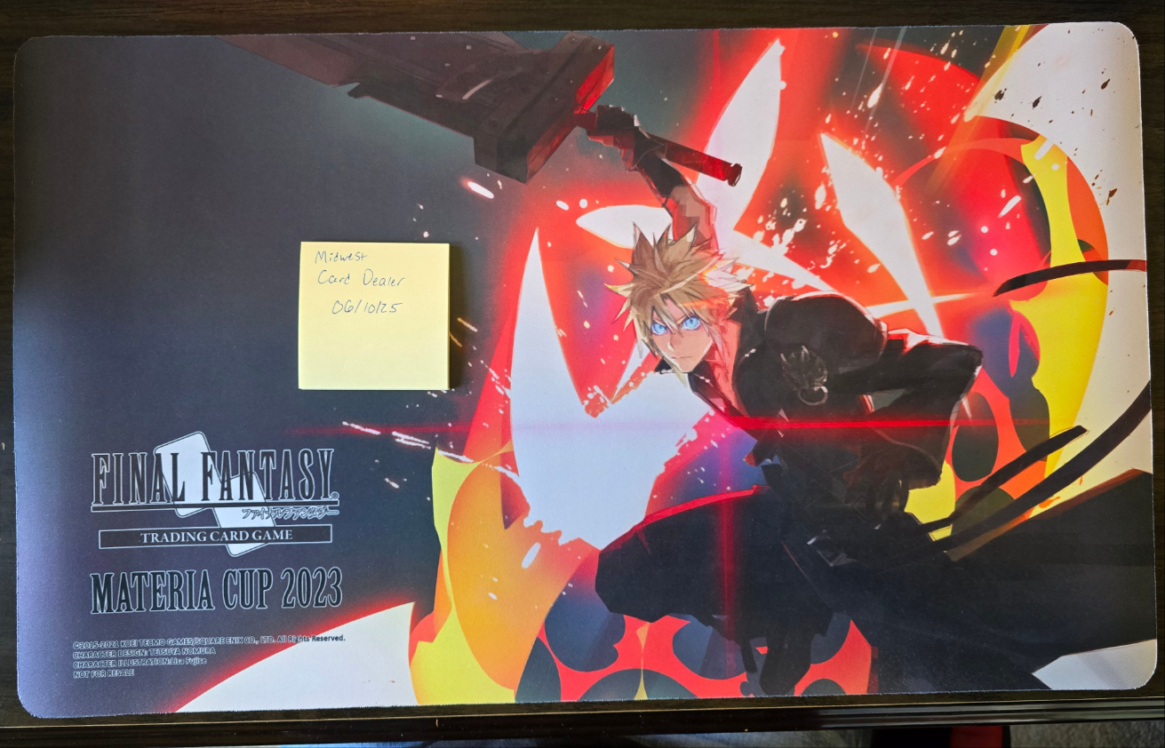 Final Fantasy TCG Materia Cup 2023 "Cloud" Playmat