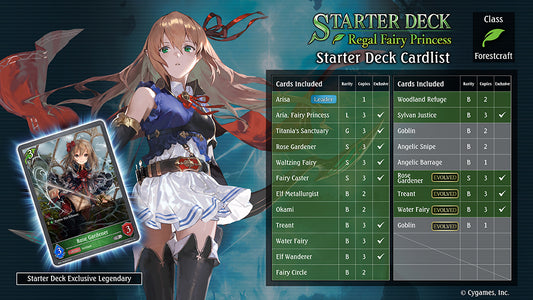 Shadowverse: Evolve - Regal Fairy Princess Starter Deck