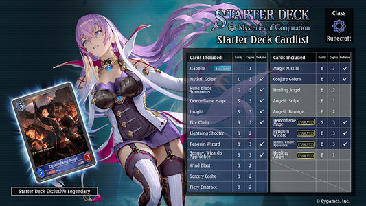Shadowverse: Evolve - Mysteries of Conjuration Starter Deck