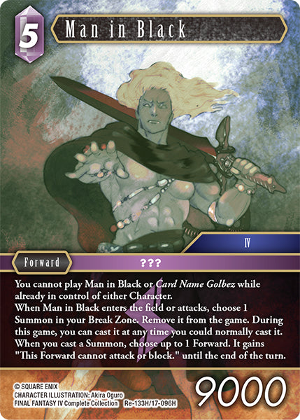 Foil - Man in Black