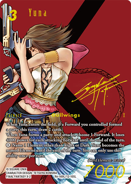 Yuna Re-169L/12-105L Full Art (Gold Signature)