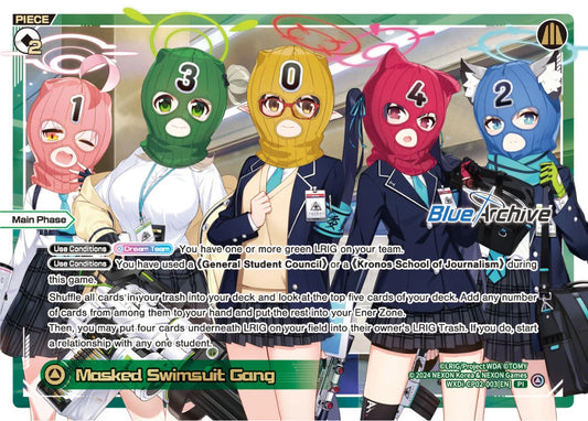Wixoss - Blue Archive Diva Masked Swimsuit Gang
