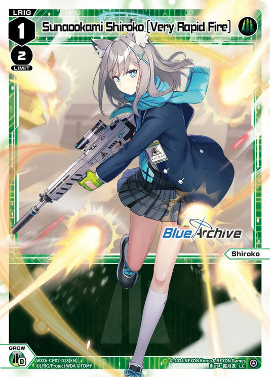 Wixoss - Blue Archive Diva Sunaookami Shiroko [Very Rapid Fire]