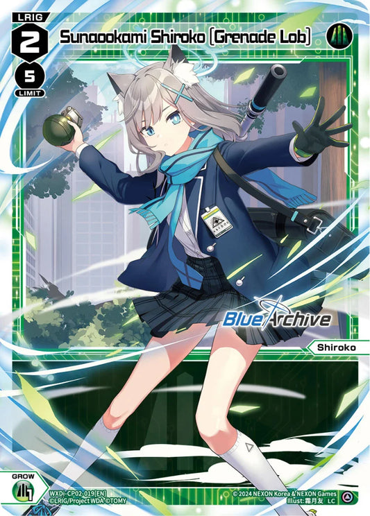 Wixoss - Blue Archive Diva Sunaookami Shiroko [Grenade Lob]