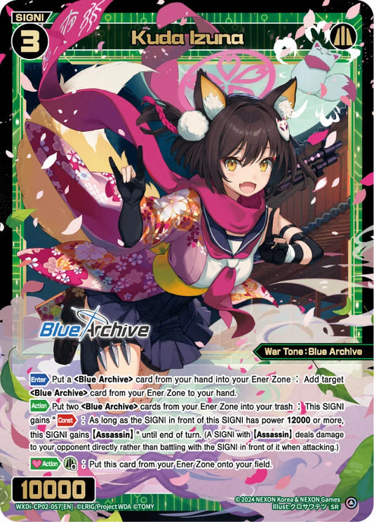 Wixoss - Blue Archive Diva Kuda Izuna