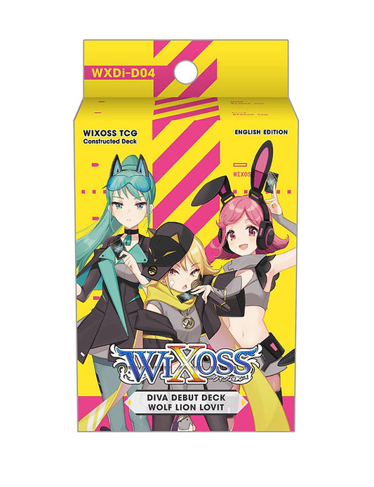WiXoss English Ed. DIVA DEBUT DECK WOLF LION LOVIT